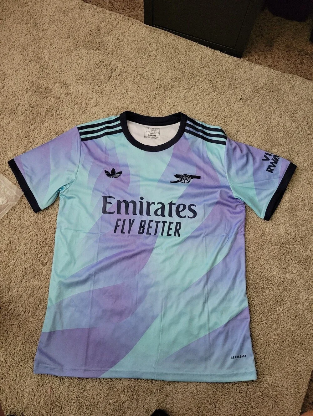 adidas Arsenal  Jersey - Aqua & Lavender